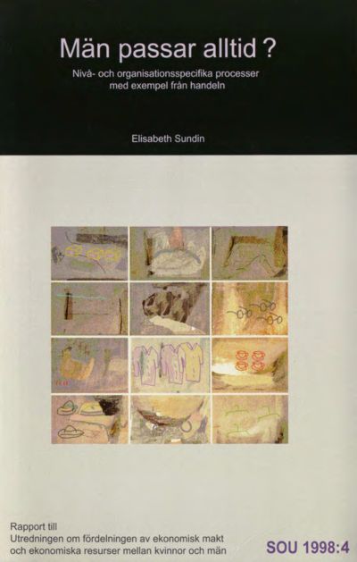 Omslaget till SOU 1998:4