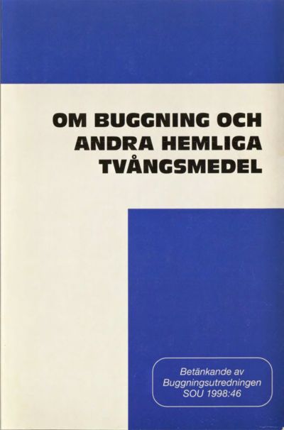 Omslaget till SOU 1998:46