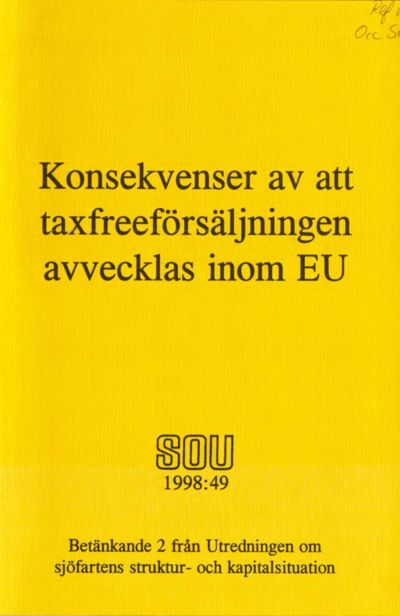 Omslaget till SOU 1998:49