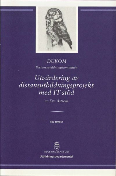 Omslaget till SOU 1998:57