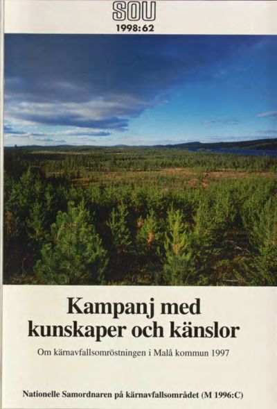 Omslaget till SOU 1998:62