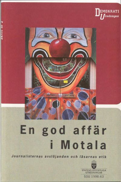 Omslaget till SOU 1998:63