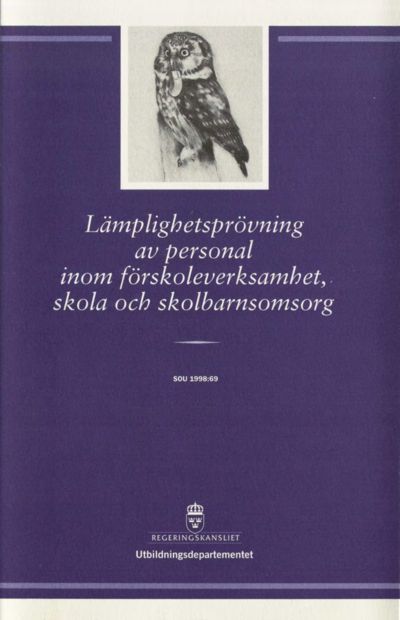 Omslaget till SOU 1998:69