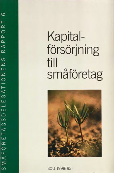 Omslaget till SOU 1998:93