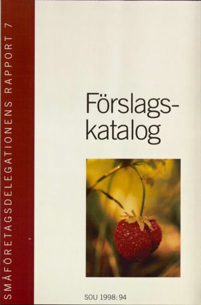 Omslaget till SOU 1998:94