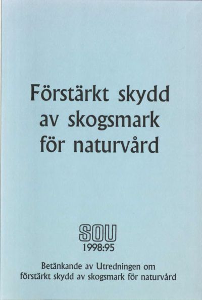 Omslaget till SOU 1998:95