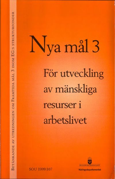 Omslaget till SOU 1999:107