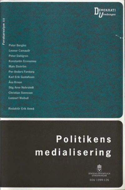 Omslaget till SOU 1999:126