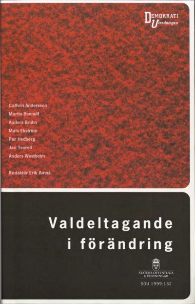 Omslaget till SOU 1999:132