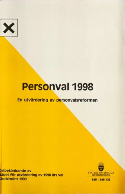 Omslaget till SOU 1999:136