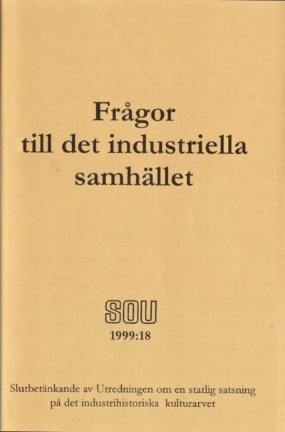 Omslaget till SOU 1999:18