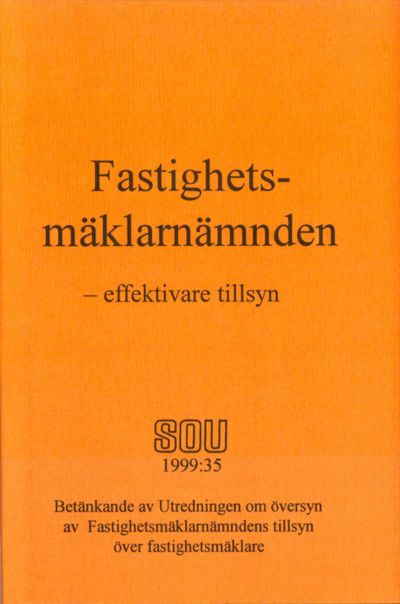 Omslaget till SOU 1999:35