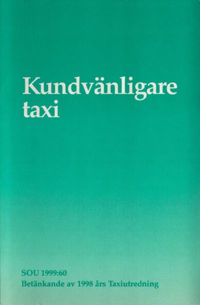 Omslaget till SOU 1999:60