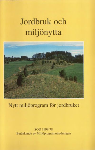 Omslaget till SOU 1999:78