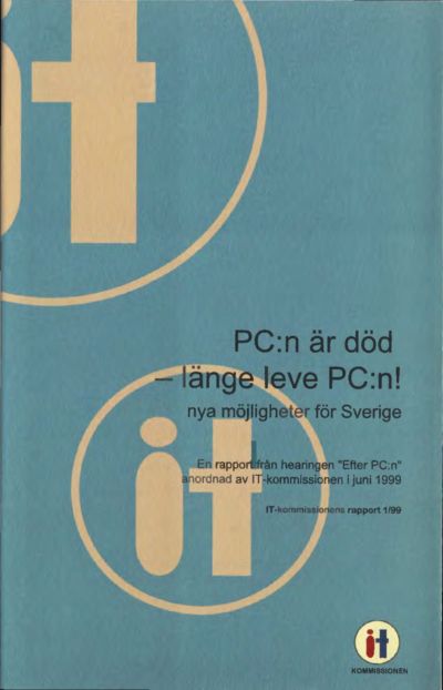 Omslaget till SOU 1999:86