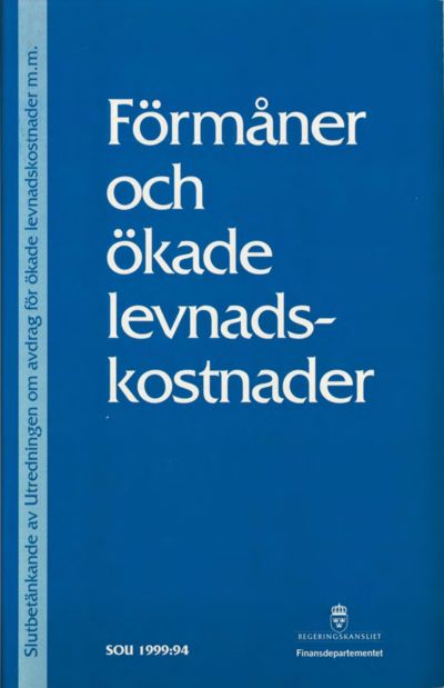 Omslaget till SOU 1999:94