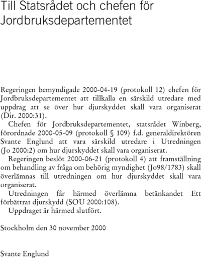 Omslaget till SOU 2000:108