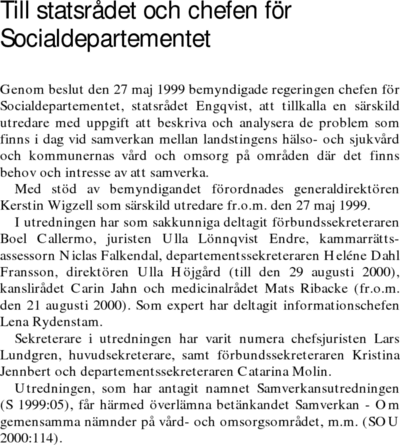 Omslaget till SOU 2000:114