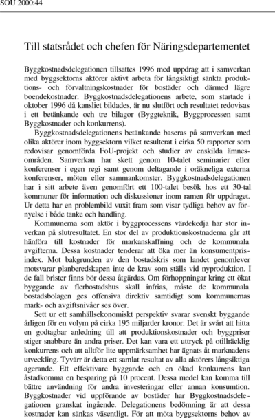 Omslaget till SOU 2000:44