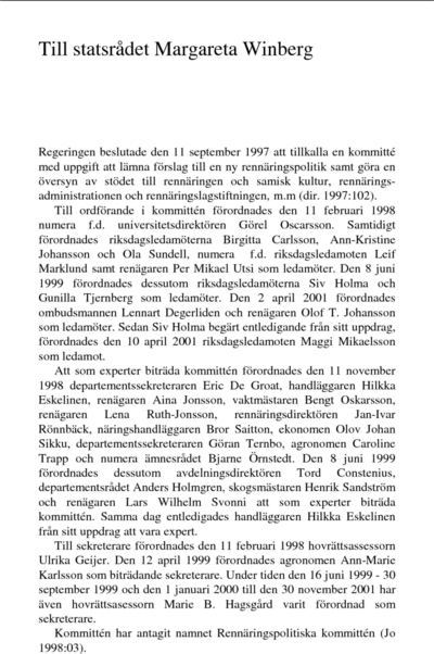 Omslaget till SOU 2001:101