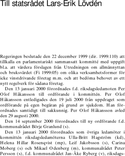 Omslaget till SOU 2001:27