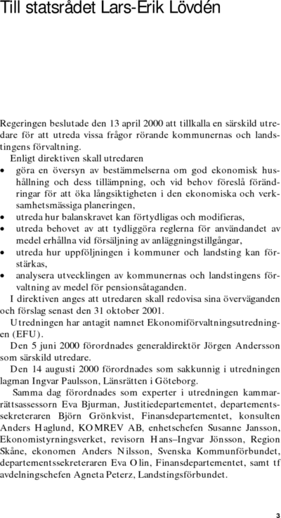 Omslaget till SOU 2001:76