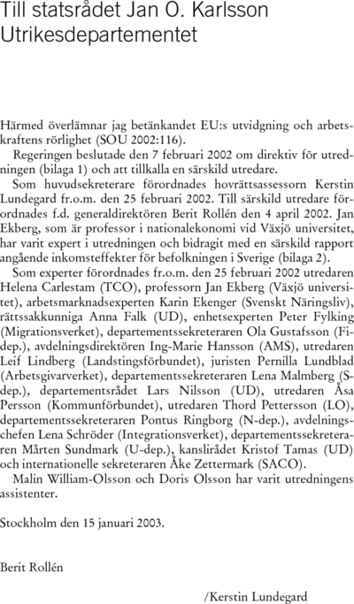 Omslaget till SOU 2002:116