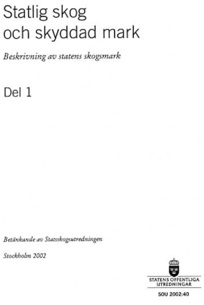 Omslaget till SOU 2002:40