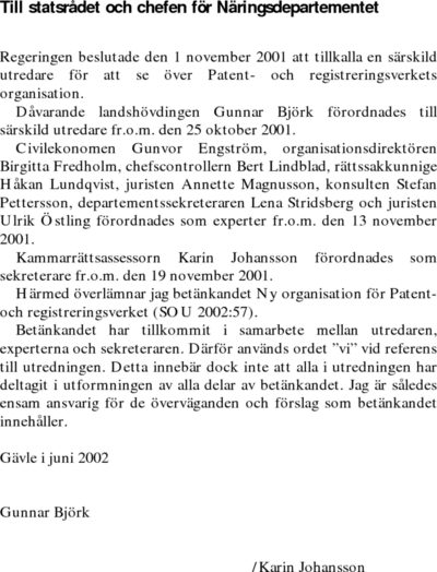 Omslaget till SOU 2002:57