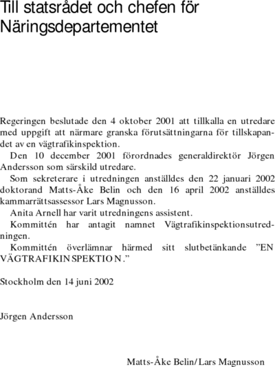 Omslaget till SOU 2002:65