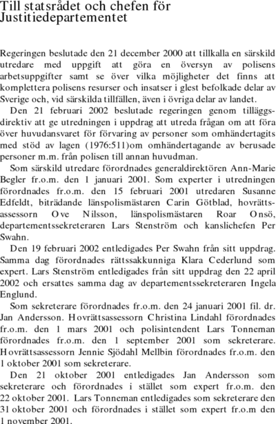 Omslaget till SOU 2002:70