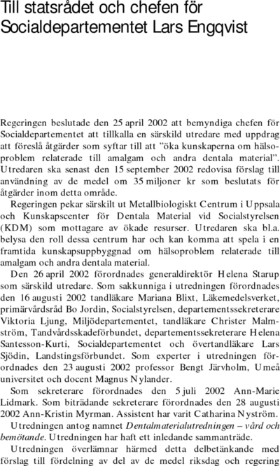 Omslaget till SOU 2002:76