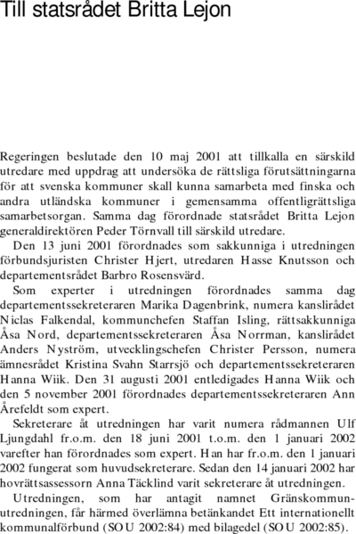 Omslaget till SOU 2002:84