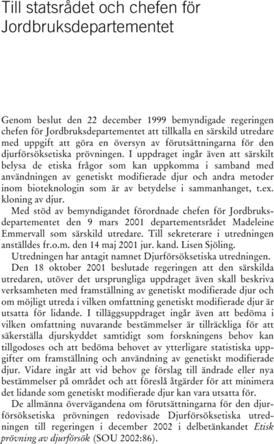 Omslaget till SOU 2003:107