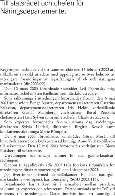 Omslaget till SOU 2003:113