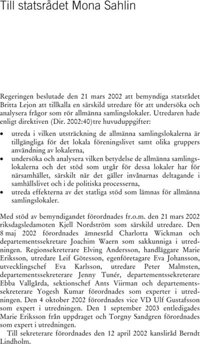 Omslaget till SOU 2003:118