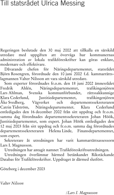 Omslaget till SOU 2003:119