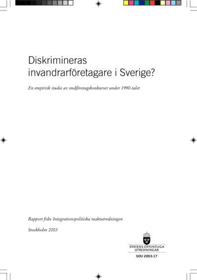 Omslaget till SOU 2003:17
