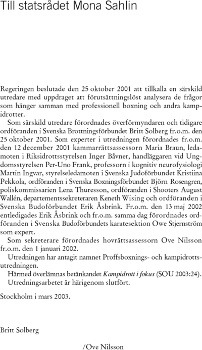 Omslaget till SOU 2003:24