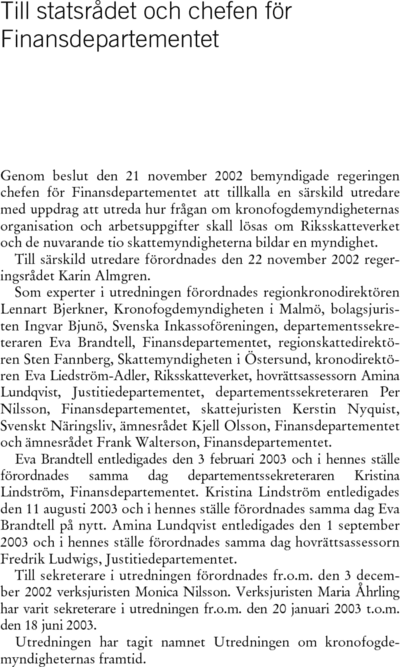 Omslaget till SOU 2003:97