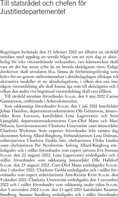 Omslaget till SOU 2003:98