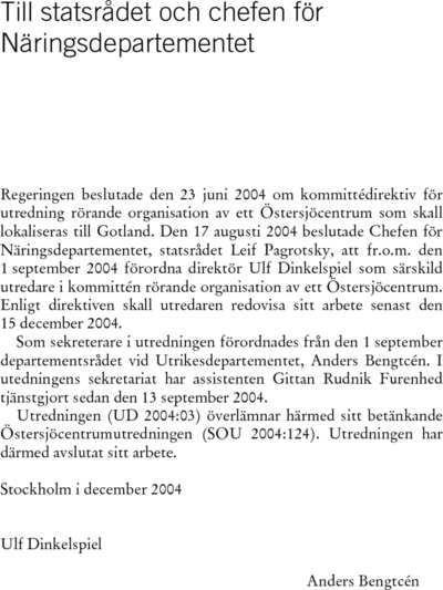 Omslaget till SOU 2004:124