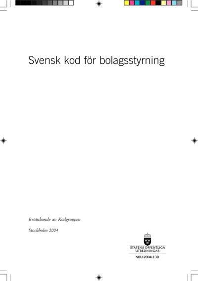 Omslaget till SOU 2004:130