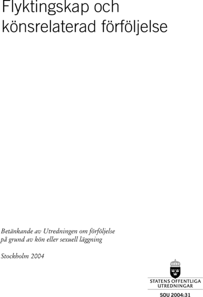Omslaget till SOU 2004:31