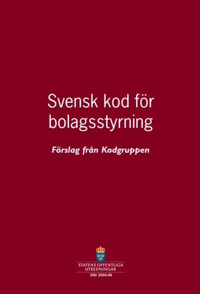 Omslaget till SOU 2004:46