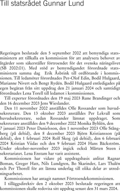 Omslaget till SOU 2004:47