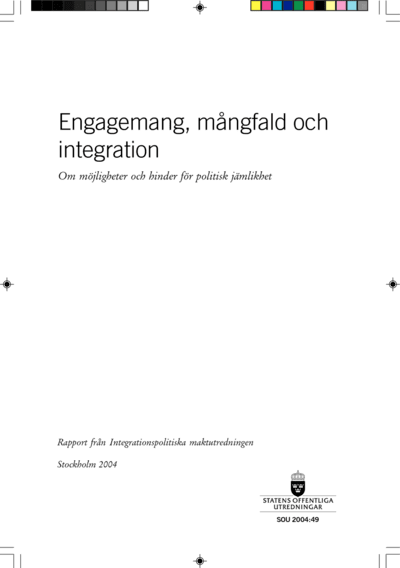 Omslaget till SOU 2004:49