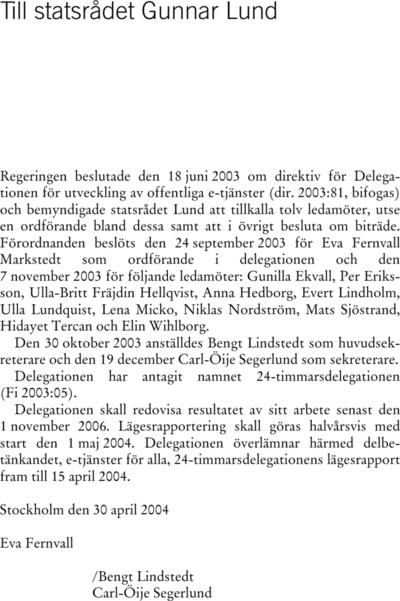 Omslaget till SOU 2004:56