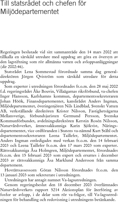 Omslaget till SOU 2004:64