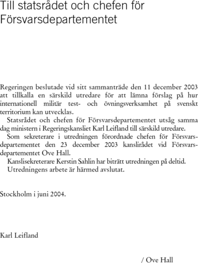 Omslaget till SOU 2004:77